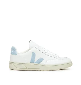 Veja WMNS V-12 Leather (Weiss / Blau)