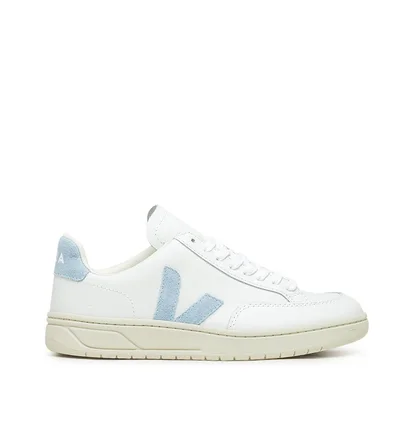 Veja WMNS V-12 Leather (Weiss / Blau)