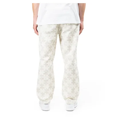 Dime Puzzle Twill Pants (Weiß / Grau)