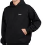Dime Classic Small Logo Hoodie (Schwarz)