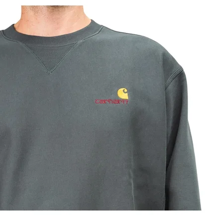 Carhartt WIP American Script Sweatshirt (Dunkelgrau)