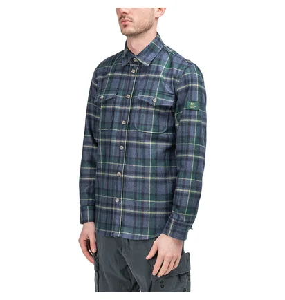 Aimé Leon Dore x Woolrich Flannel Button Down Shirt (Navy)