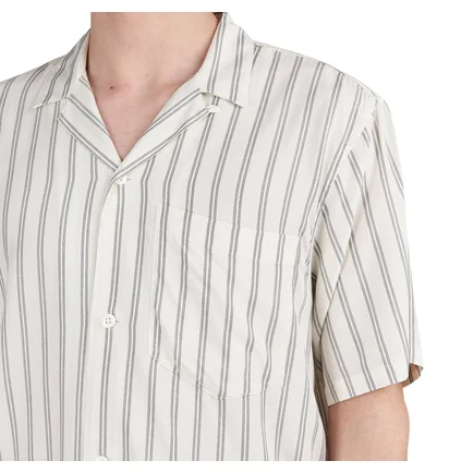 Carhartt WIP S/S Reyes Shirt (Beige / Schwarz)