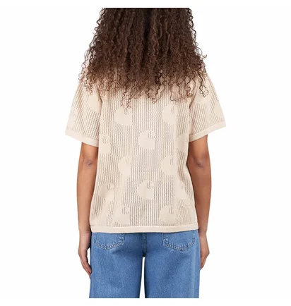 Carhartt WIP W’ S/S Temple Knit Shirt (Beige)