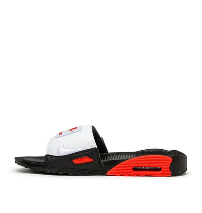Nike Air Max 90 Slide (Schwarz / Rot / Weiß)