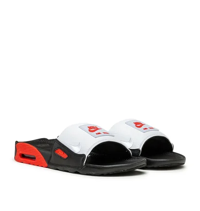 Nike Air Max 90 Slide (Schwarz / Rot / Weiß)