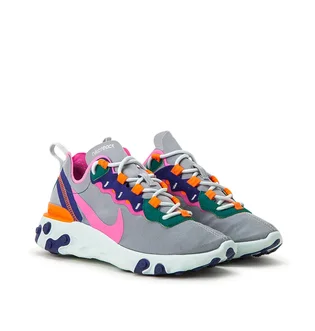 Nike WMNS React Element 55 (Grau / Fuchsia)