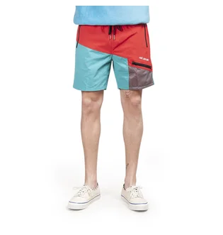 Aimé Leon Dore Color Blocked Hiking Shorts (Rot / Blau)