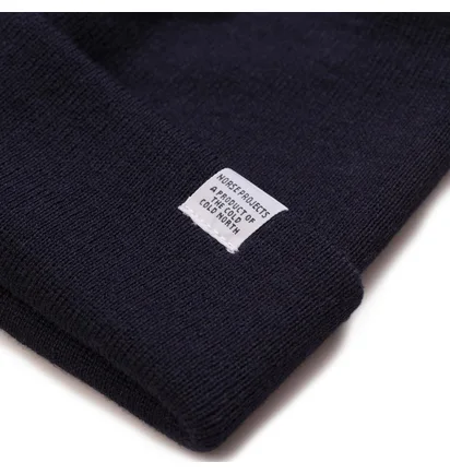 Norse Projects Top Beanie (Navy)