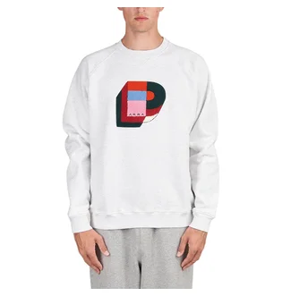Parra Building Block Logo Crew Neck Sweatshirt (Grau)