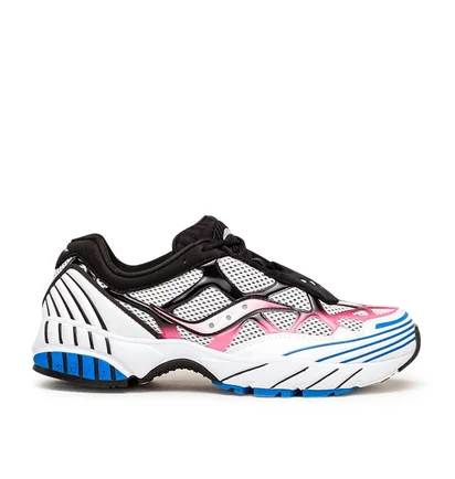 Saucony Grid Web (Weiß / Schwarz / Pink / Blau)