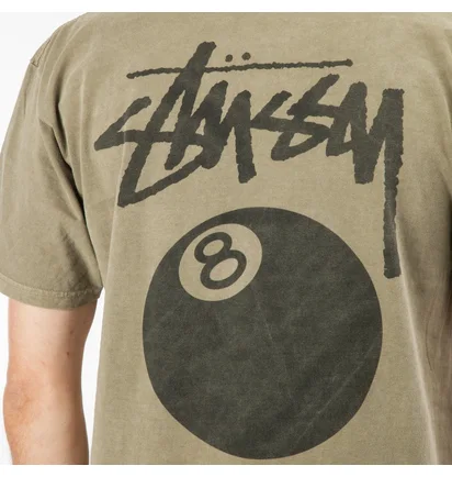 Stüssy 8 Ball Dyed Tee (Olive)