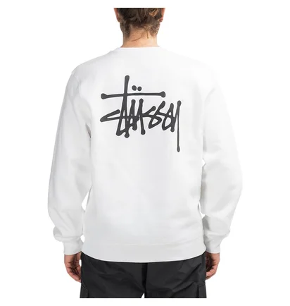 Stüssy Basic Crewneck (Weiß)