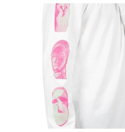 Stüssy Masked Longsleeve (Weiß)