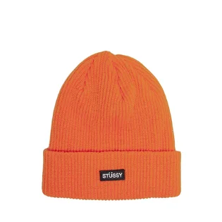 Stüssy Small Patch Watchcap Beanie (Orange)