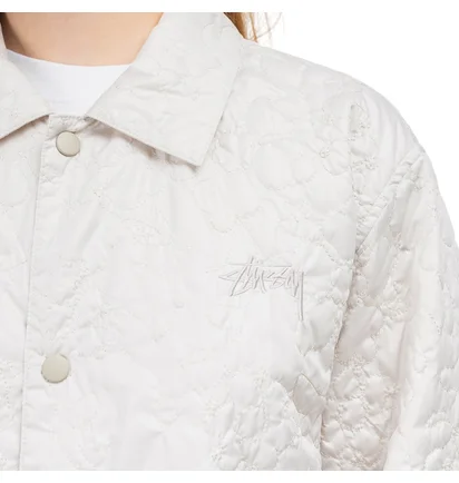 Stüssy WMNS Ritters Long Quilted Jacket (Cream)