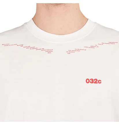 032c Dead Poets Longsleeve Tee (Weiß)