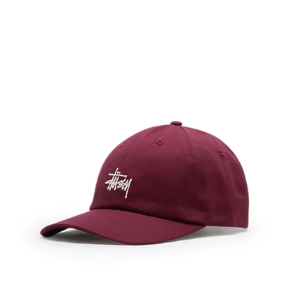 Stüssy Basic Stock Low Pro Cap (Burgund)