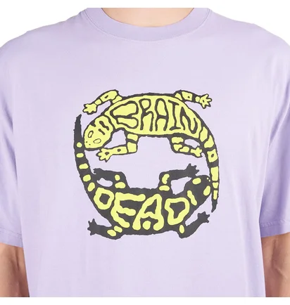 Brain Dead Lizard Lock T-Shirt (Lavendel)