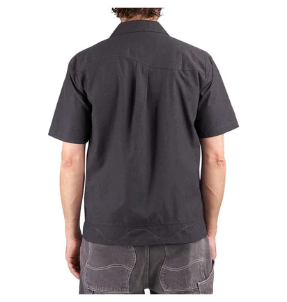 Dime Lotus Button Up SS (Schwarz)