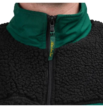 Aimé Leon Dore Full Zip Polar Fleece Jacket (Schwarz)