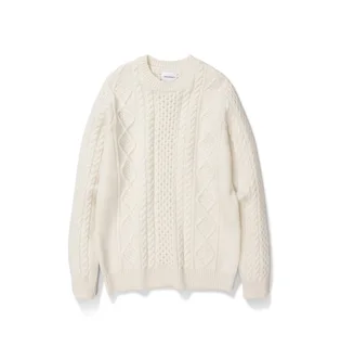 Norse Projects Arild Cable Knit (Beige)