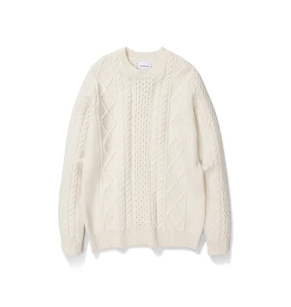 Norse Projects Arild Cable Knit (Beige)