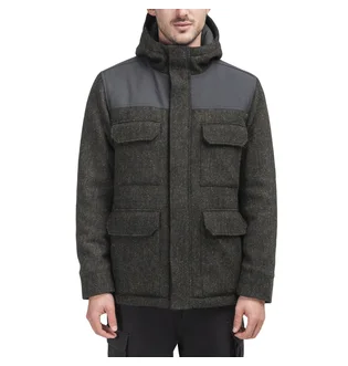 Norse Projects Nunk Harris Tweed (Schwarz)