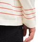 Stüssy Trinity Stripe Crew Longsleeve (Natural)