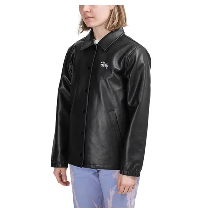 Stüssy WMNS Pu Coach Jacket (Black)