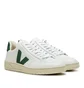 Veja V-12 Leather (Weiß / Grün)
