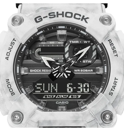 Casio G-Shock GA-900GC-7AER (Weiß / Grau)