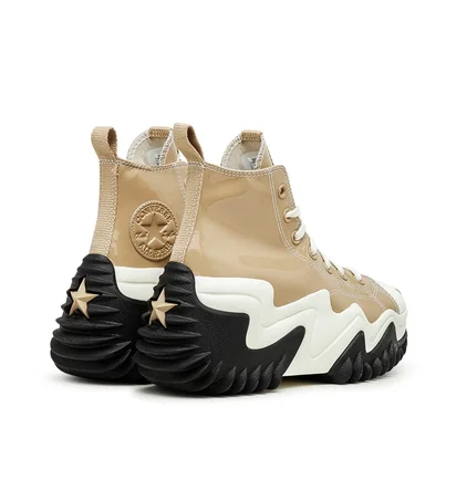 Converse Run Star Hi Motion (Khaki / Schwarz / Weiß)