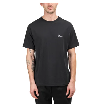 Dime Classic Small Logo T-Shirt (Schwarz)