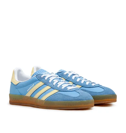 adidas WMNS Gazelle Indoor (Blau / Gelb)
