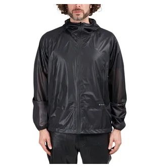 Snow Peak Light Packable Rain Jacket (Schwarz)