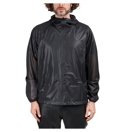 Snow Peak Light Packable Rain Jacket (Schwarz)