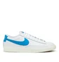 Nike Blazer Low Leather (Weiß / Hellblau)