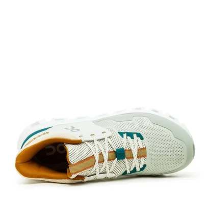 On Cloud Hi Edge (Weiß / Beige / Grün)
