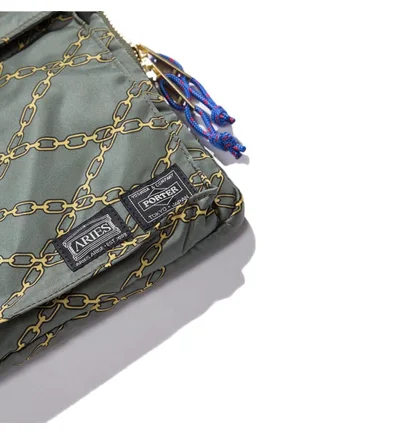 Porter by Yoshida x Aries Document Case (Olive)