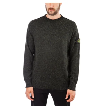 Stone Island Alpaca Crewneck (Oliv)