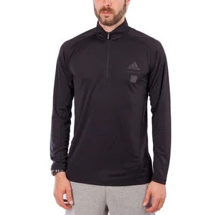 UNDEFEATED x adidas Running Half-Zip LS (Schwarz)