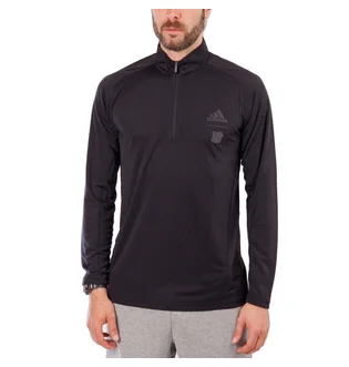 UNDEFEATED x adidas Running Half-Zip LS (Schwarz)