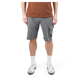C.P. Company Light Fleece Cargo Lens Shorts (Grau)