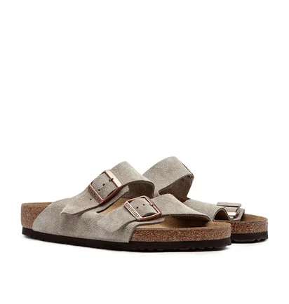 Birkenstock Arizona Suede Leather (Taupe)