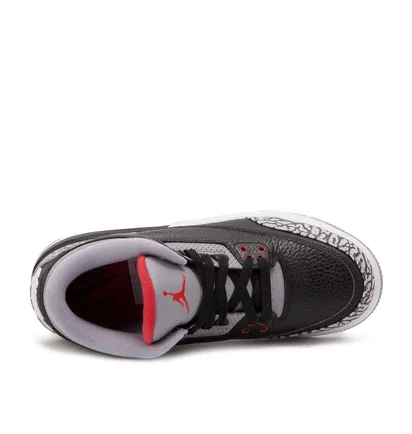 Air Jordan 3 Retro OG 'Black Cement' (Schwarz / Grau / Rot)