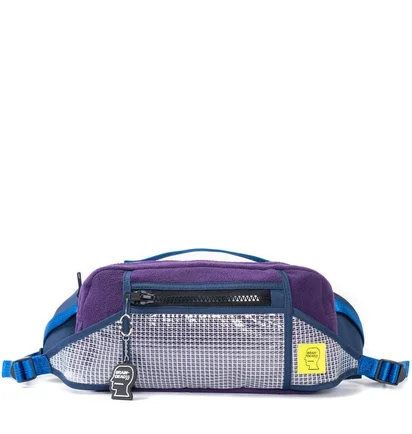 Brain Dead Sherpa Rush Hour Fanny Pack Bag (Lila / Navy)