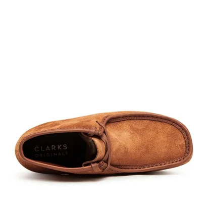 Clarks Originals Wallabee Boot Tan Hairy Suede (Braun)
