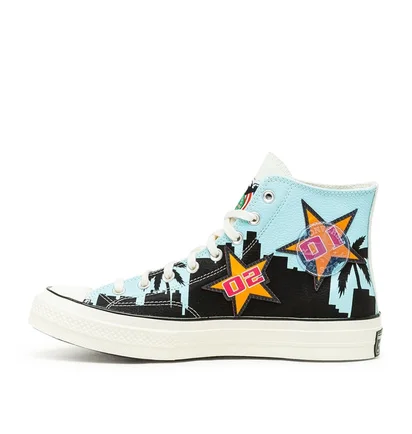 Converse x Chinatown Market 'Lakers Championship Jacket' Chuck 70 Hi (Türkis / Weiß)