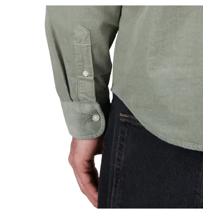 Carhartt WIP L/S Madison Fine Cord Shirt (Hellgrün)